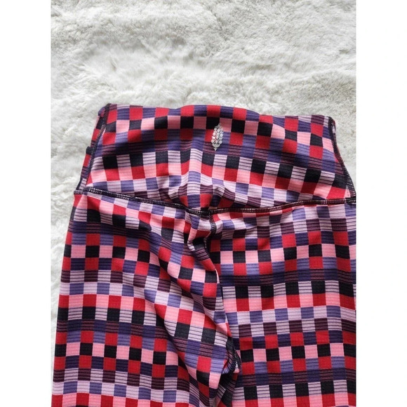 NWOT Free People FP Movement Ashford Lose Control Leggings Size XS Plaid - Picture 13 of 13